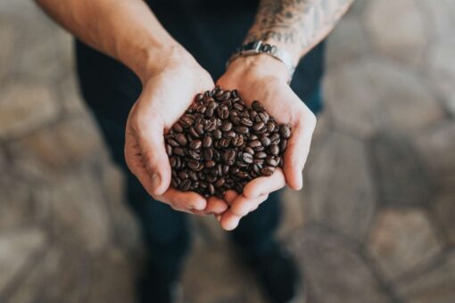 Koffie in handen