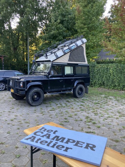 landrover met hefdak
